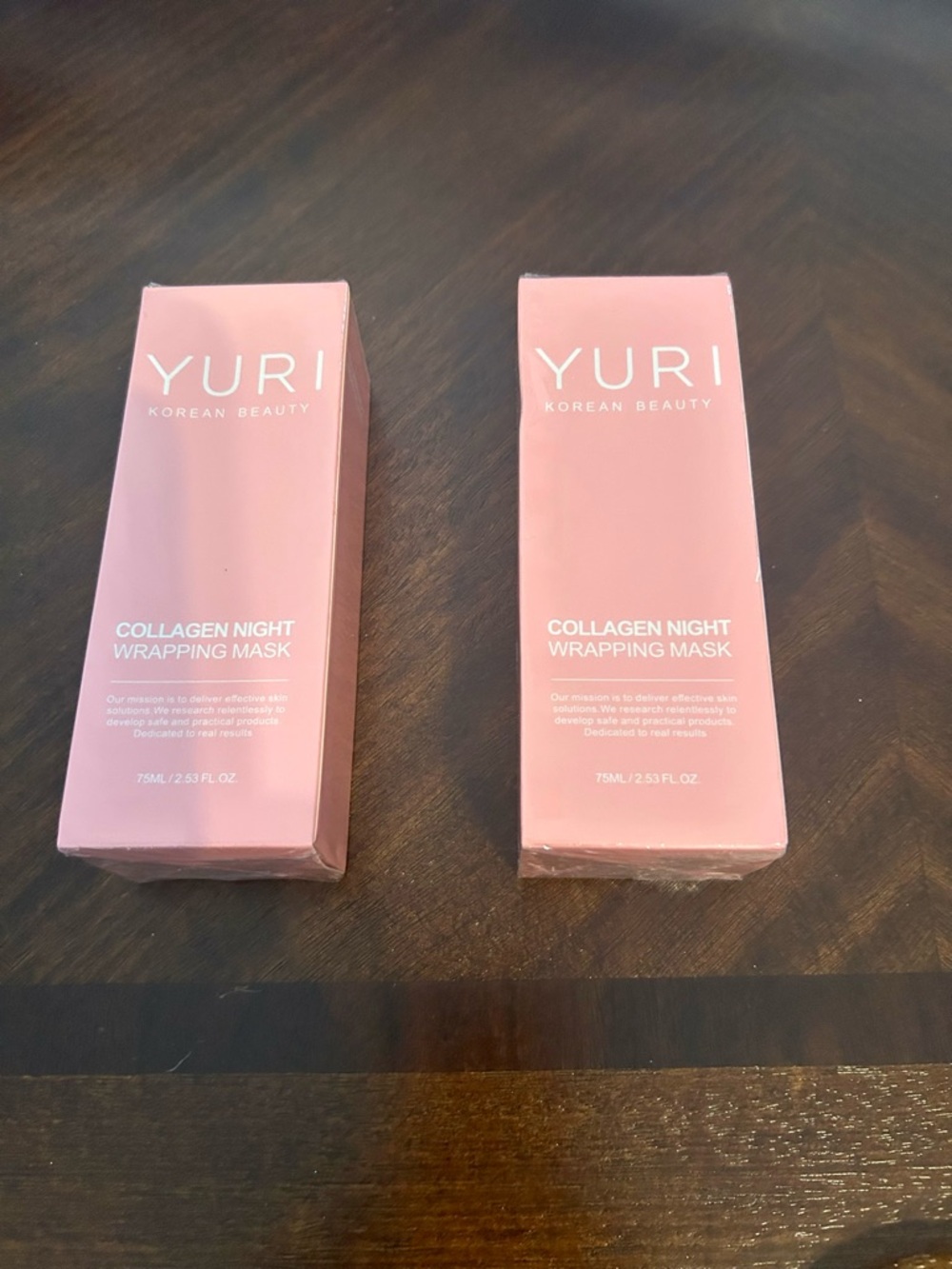 Yuri Collagen Night Wrapping Mask - Pink 2 for $35.00. Spatula applicator too!